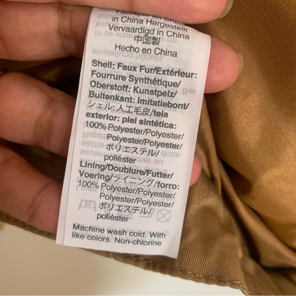 Madewell Sherpa Portland Jacket Women's Large Distant Sand Melange Crop Outdoor - Picture 9 of 9